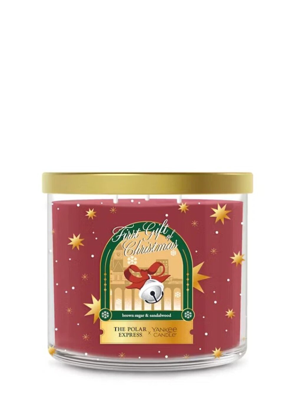 YANKEE CANDLE First Gift of Christmas 14.5oz 3-Wick Jar Candle Polar Express New